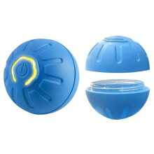 Pelota de juguete interactiva para perros LS Smart, rodante y que rebota, con conexión USB.