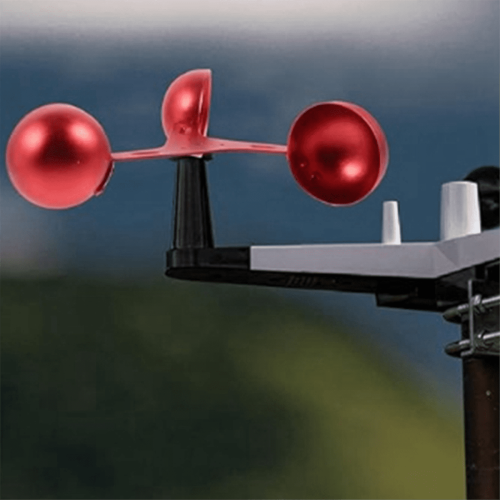 Anemometer Aluminum Alloy Three-Cup Wind Speed Meter 2