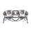Elevated Pet Feeder Set Stainless Steel Bowls with Iron 5