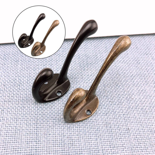 Vintage cast antique coat hook wall mounted 4 pack 1