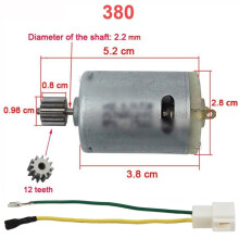 Moteur CC pour voiture électrique pour enfants 12V 15000 tr/min