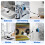 Electric Spin Scrubber Cordless Adjustable 25W 2