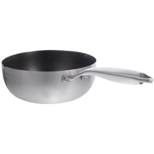 Stainless Steel Honeycomb Milk Pan 1.5L
