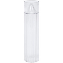 Molde de plástico canelado para vela cilíndrica de pilar de 15 cm (6 polegadas)
