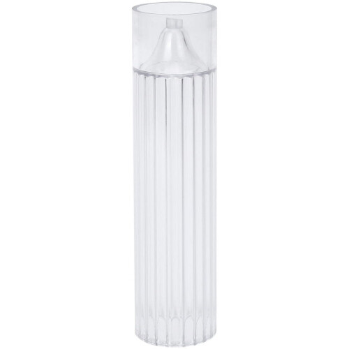 Molde de plástico canelado para vela cilíndrica de pilar de 15 cm (6 polegadas)