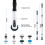 Electric Spin Scrubber Cordless Adjustable 25W 3