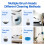 Electric Spin Scrubber Cordless Adjustable 25W 6