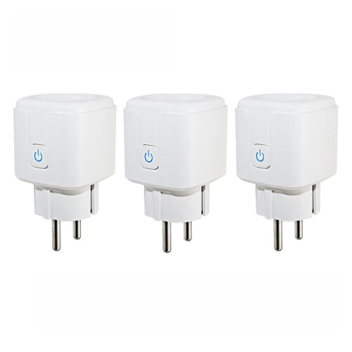 Smart WiFi-uttag 16A med strömövervakning och timer