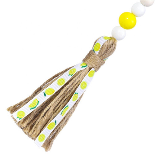 Citronträpärlgirland Rustik bondgårdsdekoration 152 cm 2