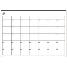 Calendrier mural Lssam 2024-2025, tableau blanc magnétique