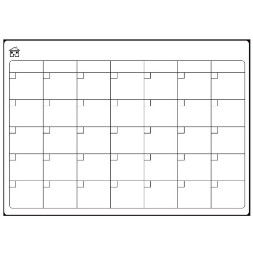 Calendrier mural Lssam 2024-2025, tableau blanc magnétique