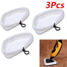 Tampon de nettoyage en microfibre pour balai vapeur (3 pièces)