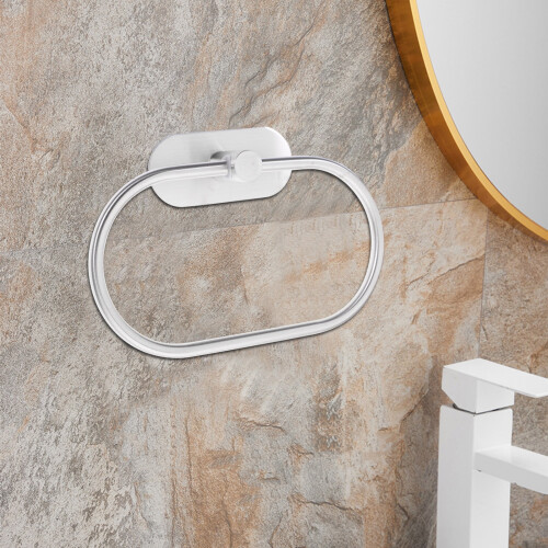 Stainless Steel Towel Ring Bathroom 1 Pack 2