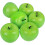 Nepappels, groen, realistisch, set van 6 1