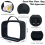 Travel Makeup Bag Transparent PVC 6-Pack 4
