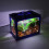 LNGOOR Mini Aquarium LED Bureaulamp Blauw 2