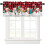 Christmas Snowman Curtains with Rod Pocket White Snowflake 1