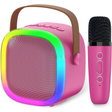Wireless Mic and Bluetooth Speaker for Gaming Rose