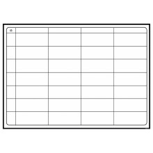 Lssam Magnetic Wall Calendar 2024-2025 Whiteboard