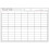 Calendrier mural Lssam 2024-2025, tableau blanc magnétique 1