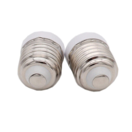 Adaptateur pour ampoule E27 vers E17 (culot candélabre) - Lot de 5 1