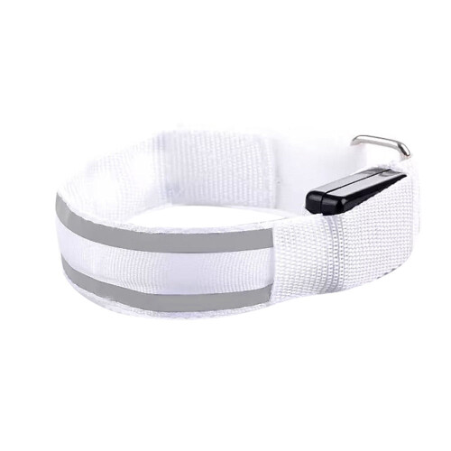 Bracelet de sécurité réfléchissant LED pour la course de nuit