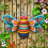 Wrought Iron Bee Pendant Hardware 1 Piece 1