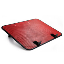 Suport de răcire pentru laptop Linyer cu ventilator USB roșu de 14 inch
