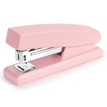 Draagbaar bureau nietmachine roze