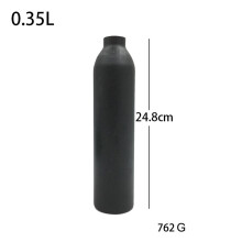 Explosionsgeschützter Aluminium-Druckluftbehälter, 4500 PSI, 0,35 l