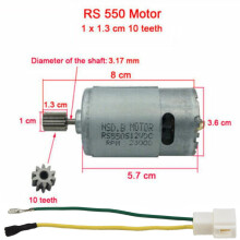DC motor gyerekeknek való elektromos autóhoz 12V30000RPM