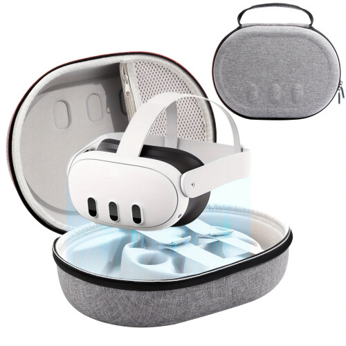 Θήκη μεταφοράς για το Meta Quest3Headset με χειριστήρια και