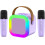 Ηχείο Bluetooth Luniquz K12Karaoke Μωβ 25W RGB Light 1
