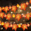 Sinhoon LED pumpkin string lights with maple leaves 40 2