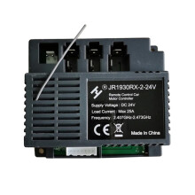 Voiture électrique pour enfants JR-RX-12V/6V avec télécommande 2,4 GHz et carte mère