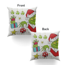 Grinch Merry Christmas Pillowcase 18x18 inches