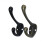 Vintage wall-mounted coat hook set 4-pack 6