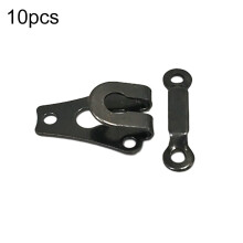 Metal Rustproof Trouser Hook 10 pcs Black