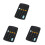 Basic Office Calculator Black 3 pcs Large Display 4 Function 1