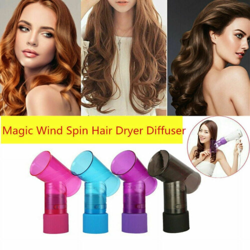 LNGOOR hair dryer diffuser attachment purple