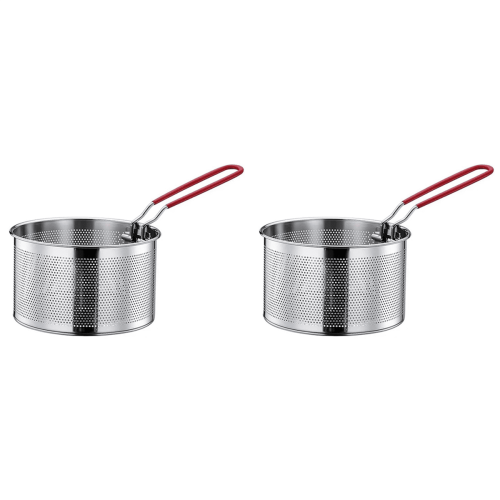 Stainless Steel Frying Basket with Long Handle 20 cm