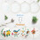 Bonroy embroidery kit for beginners with pattern, hoops, 4