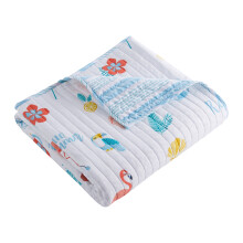 Cuilt agus Seam Levtex Home Summertime Quilt Cadáis 50x60 orlach