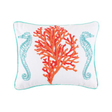 Pernă decorativă Levtex Home, căluț de mare, 14x18in