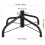 Folding Christmas Tree Stand for 4-9 ft Artificial Trees 2