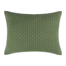 Levtex Home ristipisto metsänvihreä puuvilla 26x20 tuumaa