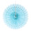 Paper pompoms for wedding and party decor, light blue, 1