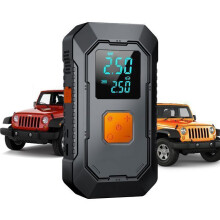 4-in-1 tehokas auton akun tehostin - 15 000 mAh - 7,5 litran bensiini - 6 litran diesel - purkauslämpötila -20 - 70 - AZMSARY