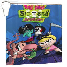 Billy & Mandy Shower Curtain 72x72 Inch Waterproof