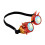 Steampunk-Brille mit Regenbogenkristallgläsern 4